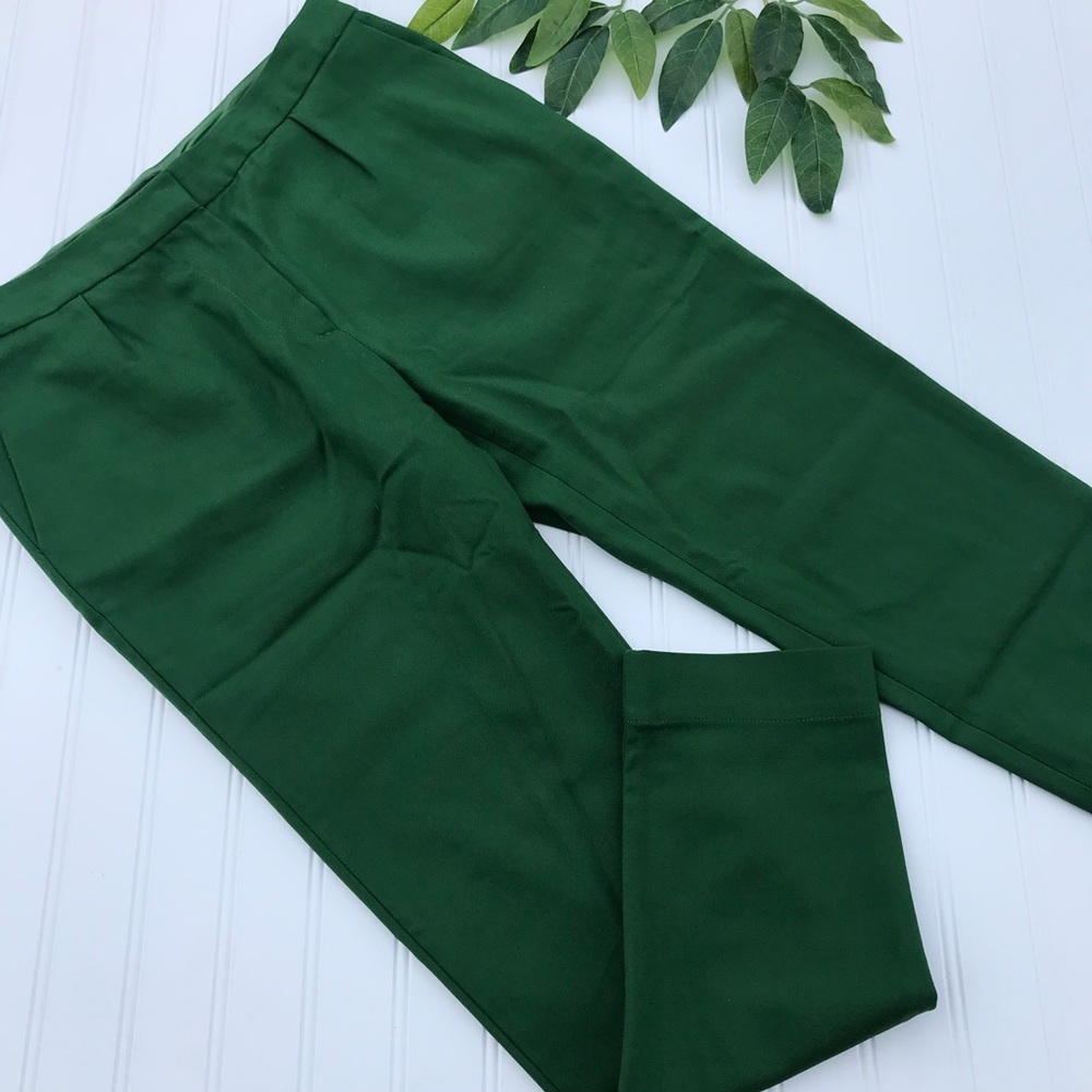 Coreylynncalter Self Green  Ankle Cropped Pants - Picture 4 of 6